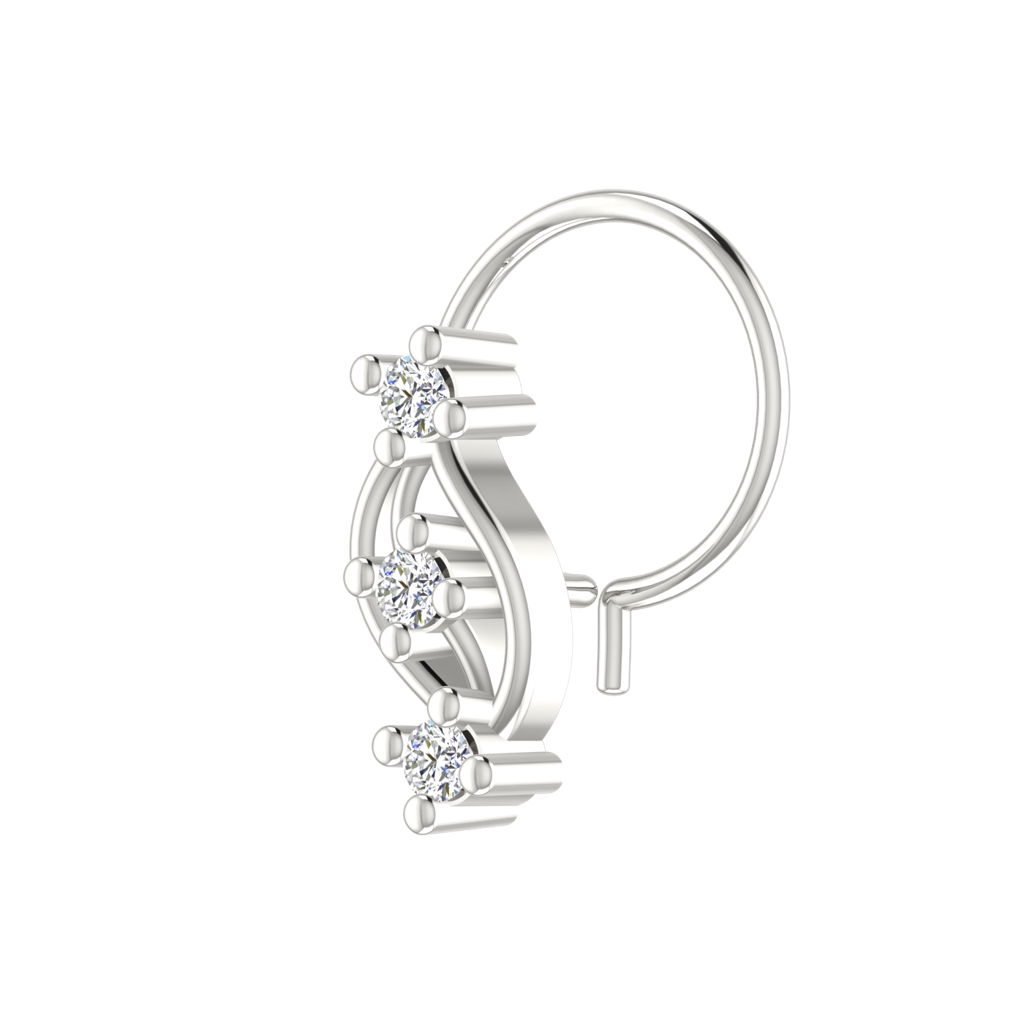 Avsar 9K Bis Hallmarked | Nosepin For Women/Girls |  Avno268 : AVNO268WC