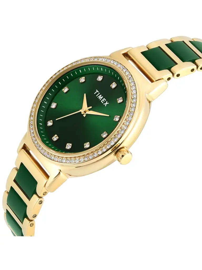Women 33 Mm Quartz Analog Brass Strap Watch : TWEL274SMU02