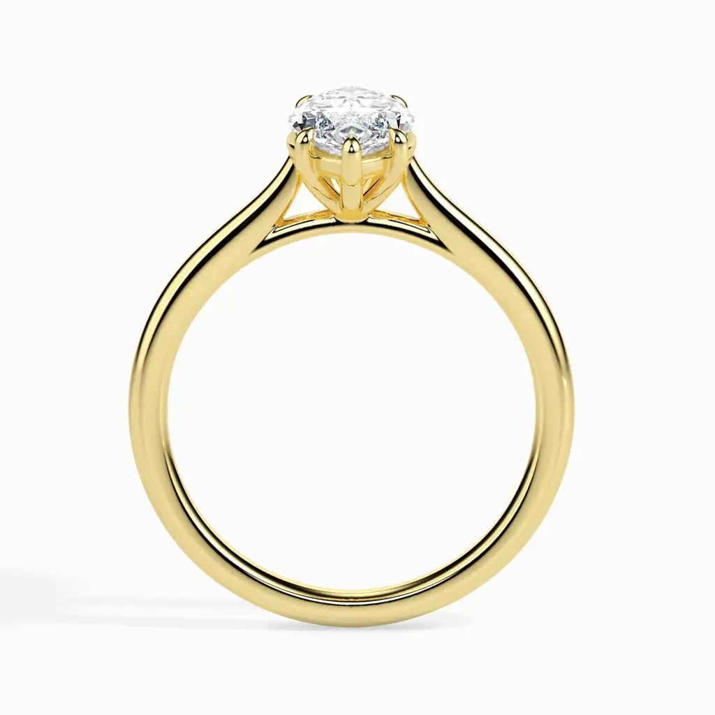 1 Carat Marquise Solitaire Ring : 09kRoseZNR97F10
