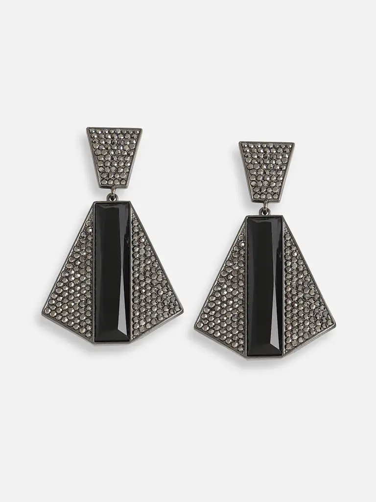 Shayla-Gold Plated Designer Stone Party Drop Earring For Women : SOHEAR4845