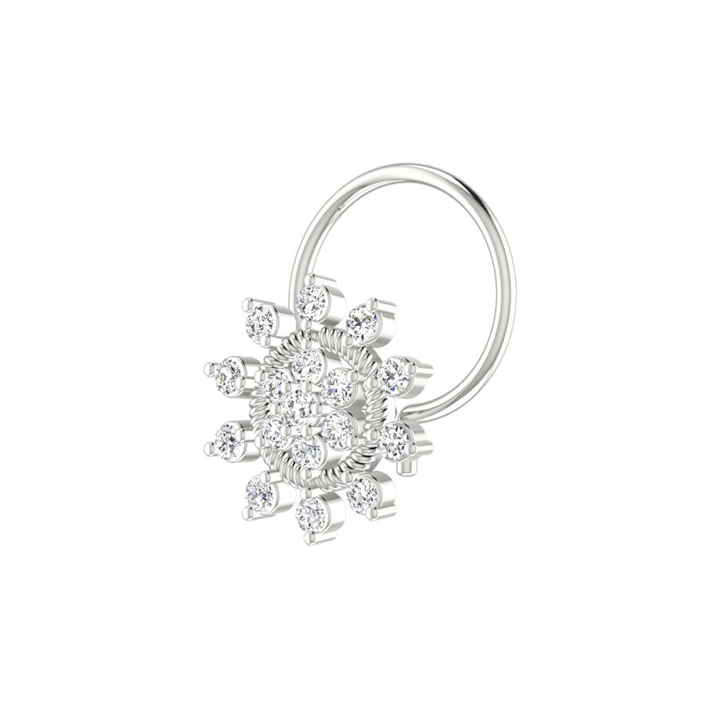 Avsar 9K Bis Hallmarked | Nosepin For Women/Girls |  Avno128 : AVNO128WC