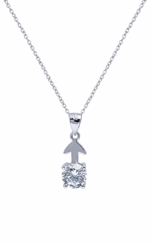 925 Sterling Silver Arrow Spark Pendant Set : SMK-PD-SET-012
