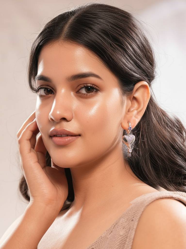 Love Lock Mismatch Earrings : Z-ER-S-030