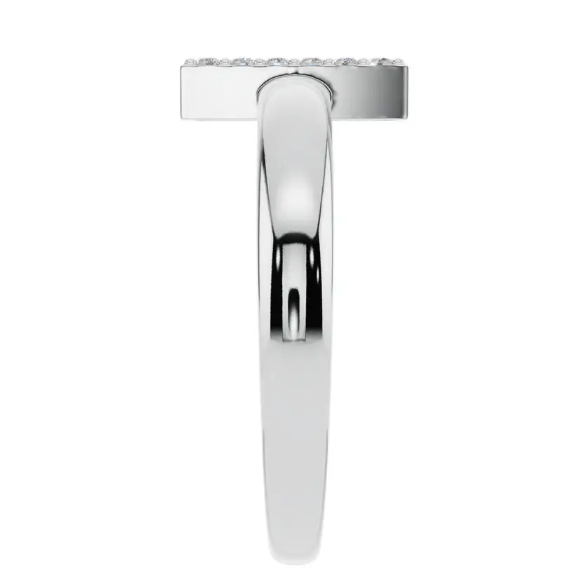 The Linear Path Pure Silver Ring : VRG16-SL-9-W