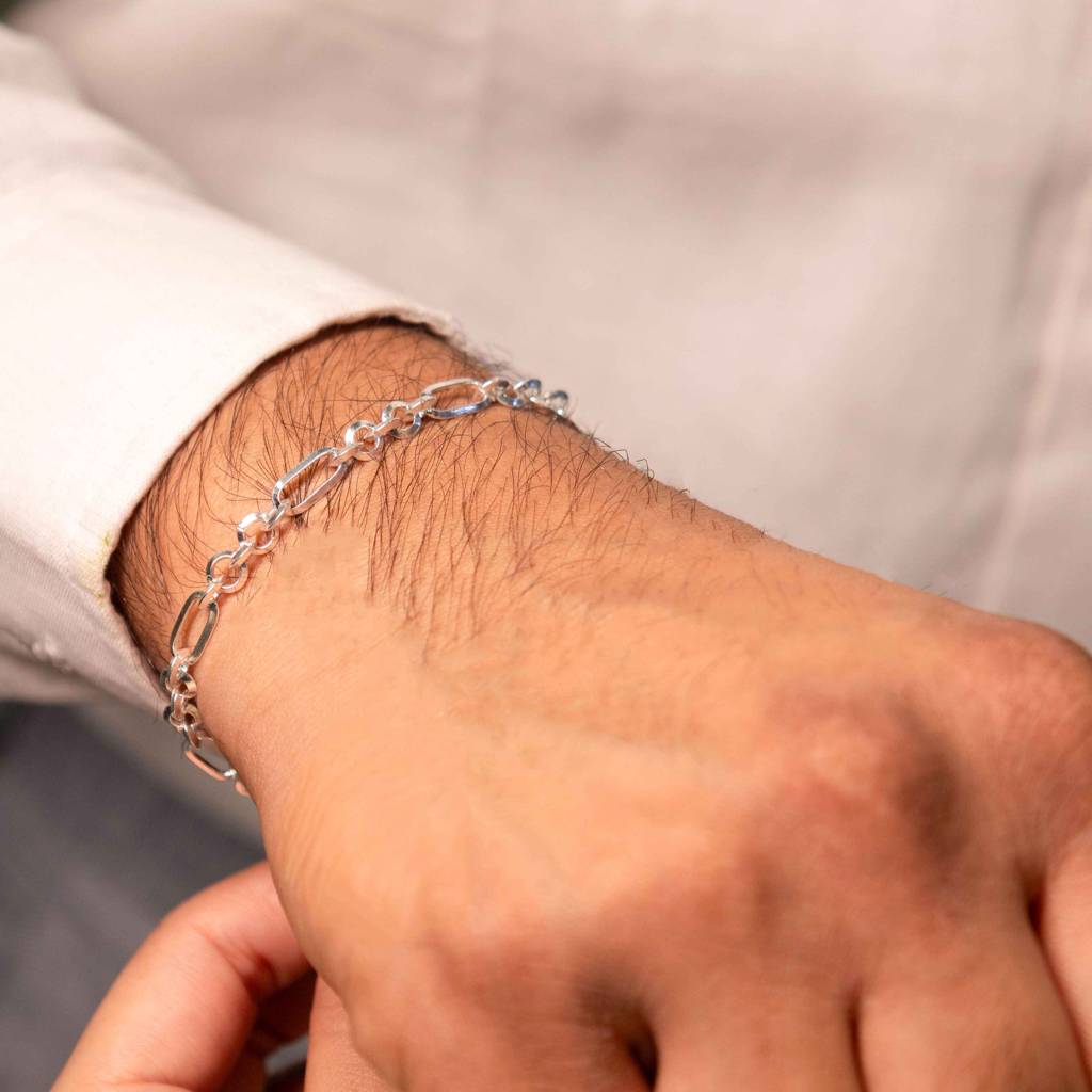 Sutra Classic Chain Link Men Bracelet : MCB0040