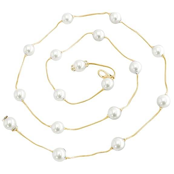 Gold Plated Beads Waist Chain Kamarbandh Fashionable & Trendy Belly Chain Jewellery For Women & Girls : PX8BCH020G