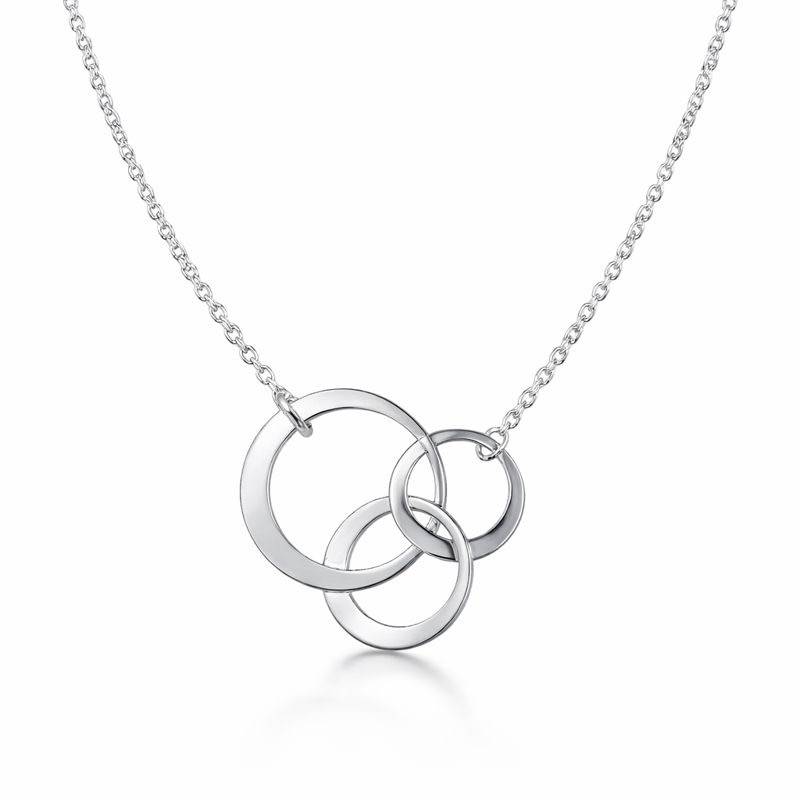 Eclipse Harmony Pendant – Silver & Gold In Perfect Balance : TRPBJX0046Silver