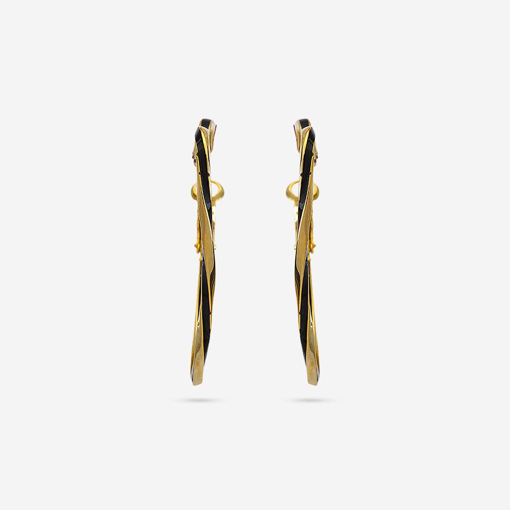 Gold - Plated Casual Wear Trendy Earring - 447005 : 447006