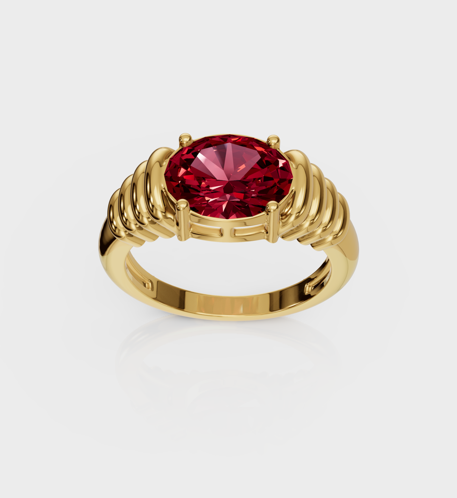 Red Royale Ring : RIN_REDRO_SSGV5_4939