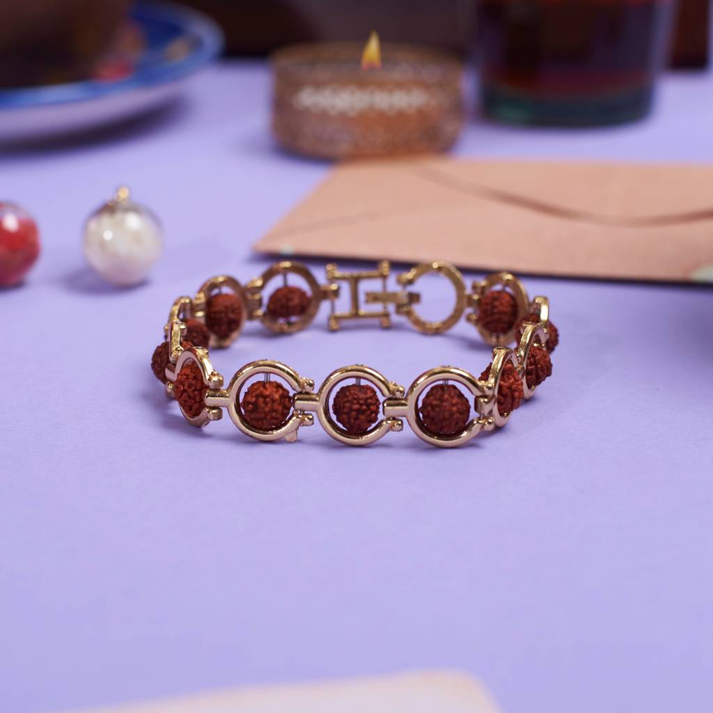 Eternz Certified Jewellery - Salty Rudraksh Bracelet for Men & Women