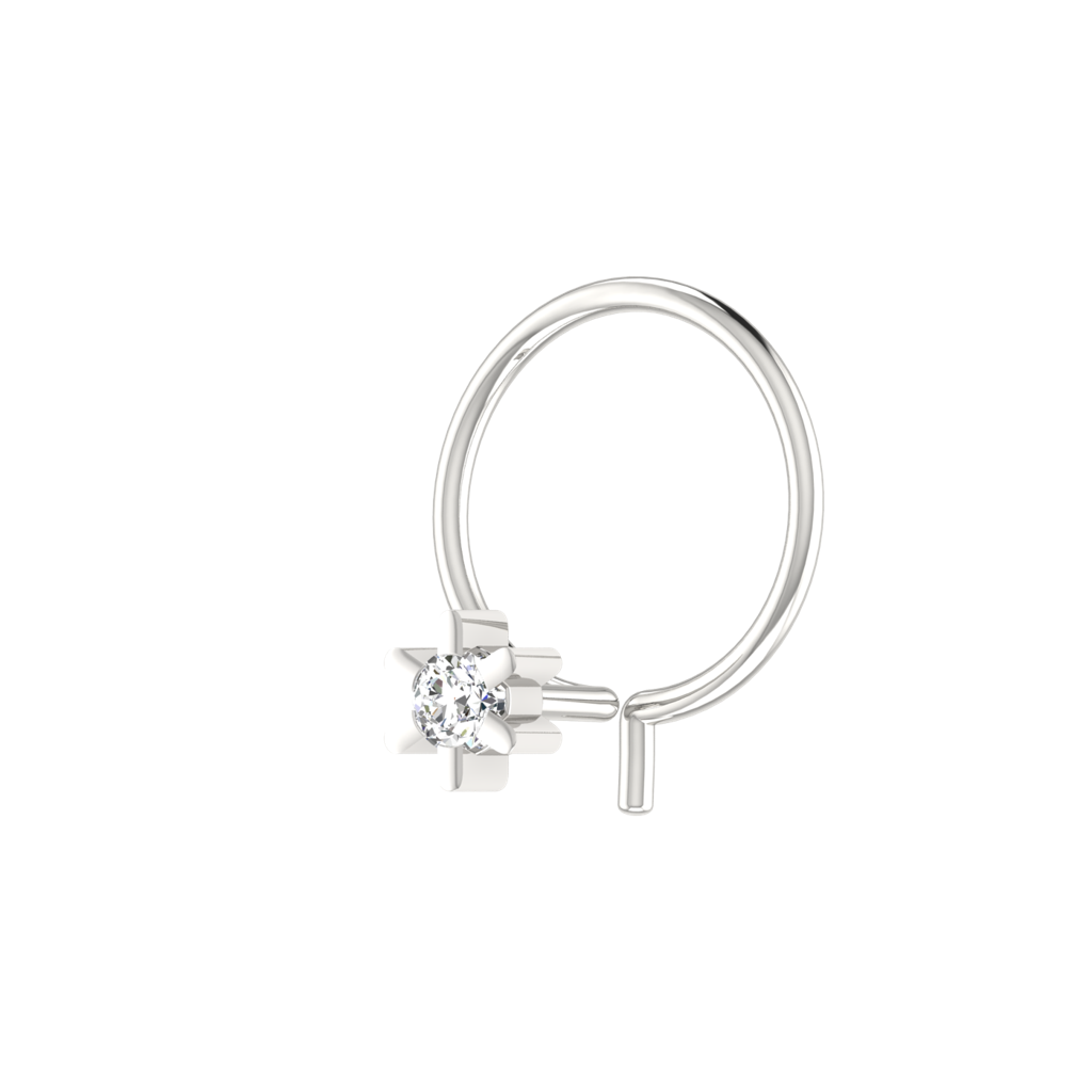 Avsar 9K Bis Hallmarked | Nosepin For Women/Girls |  Avno090 : AVNO090WC