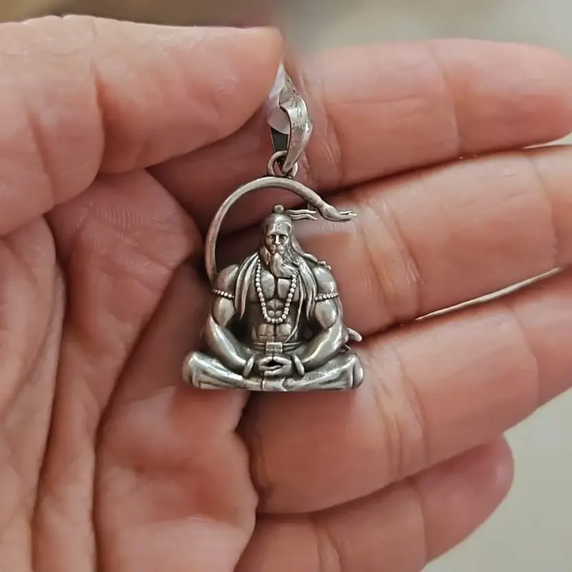 Hanuman Silver Pendant : ZV-PEN-HNU-034