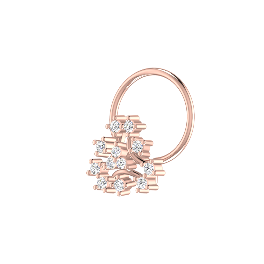 Avsar 9K Bis Hallmarked | Nosepin For Women/Girls |  Avno166 : AVNO166PC