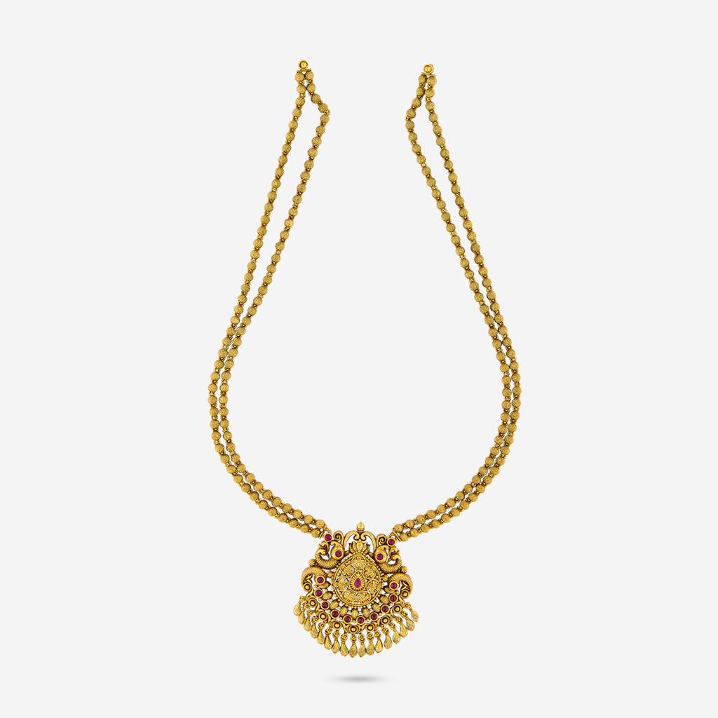 Ruby Gold - Plated Bridesmaid Antique Necklace - 449476 : 449476