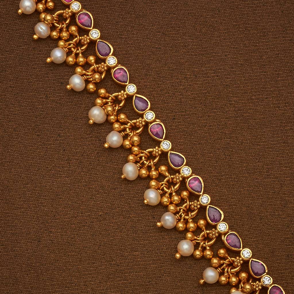 Ruby Gold - Plated Bridal Temple Matil - 437910 : 437910