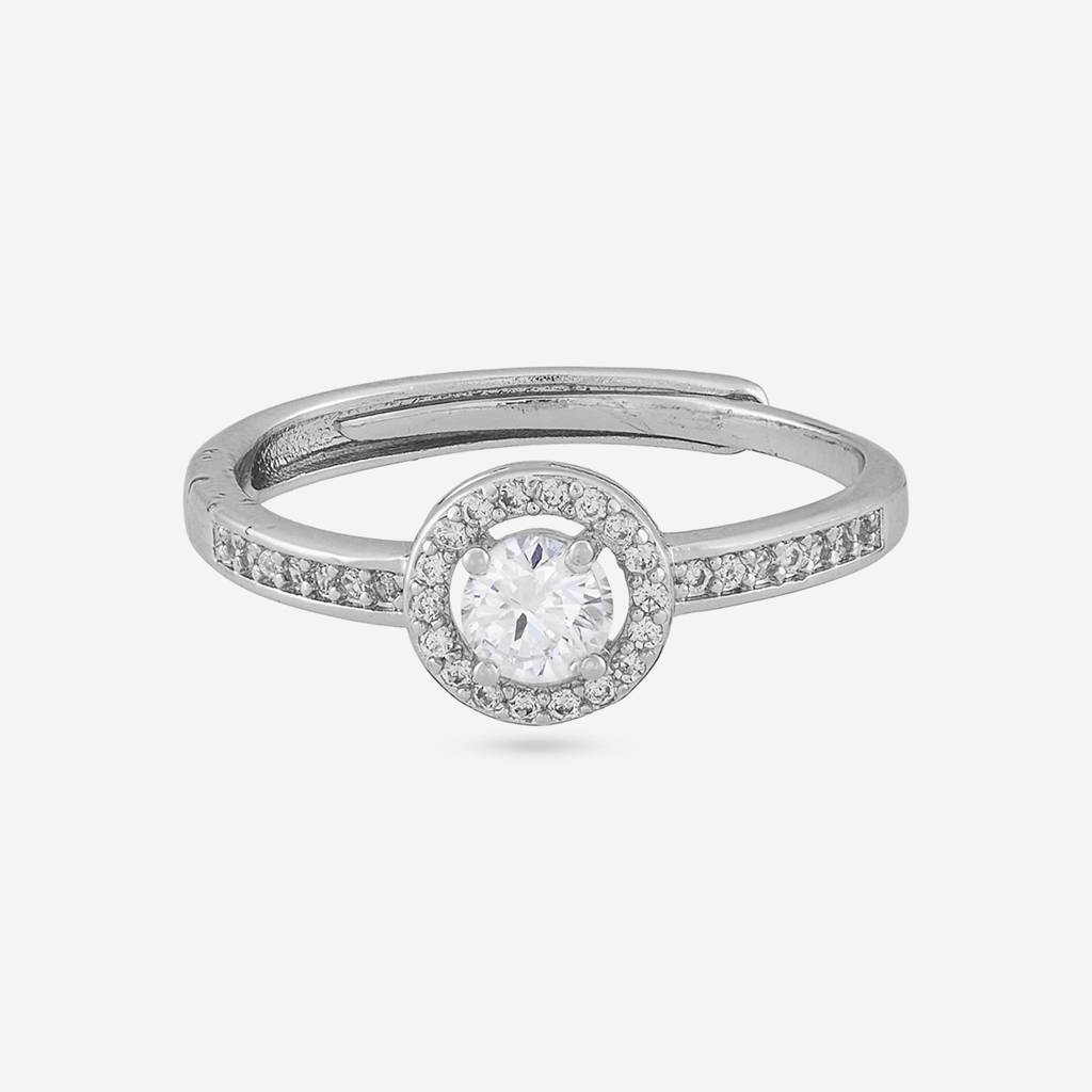 Plated Casual Wear Trendy Zircon Finger Ring - 474246 : 474247