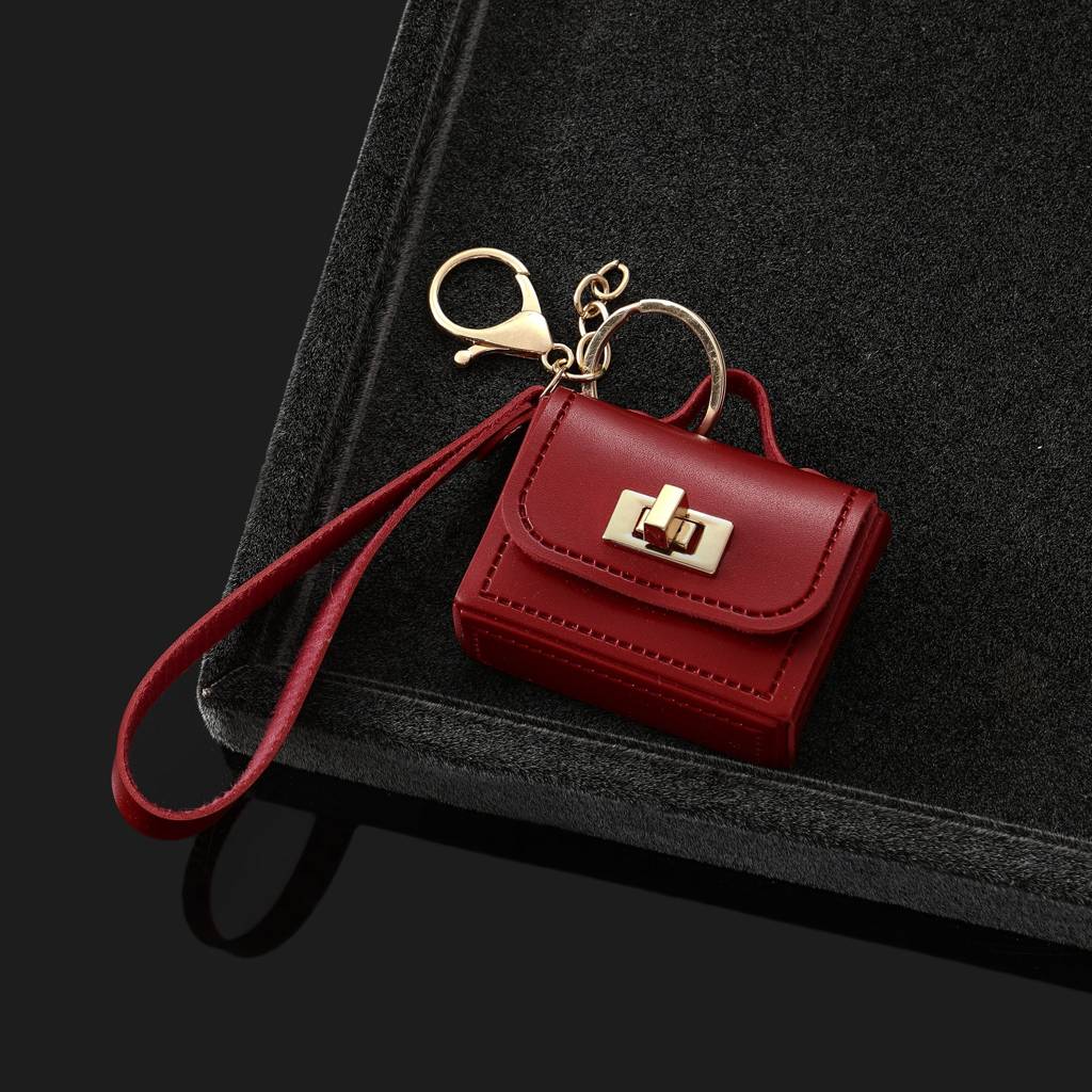 The Office Mini Leather Bag Charm : C-BG-0018-RD