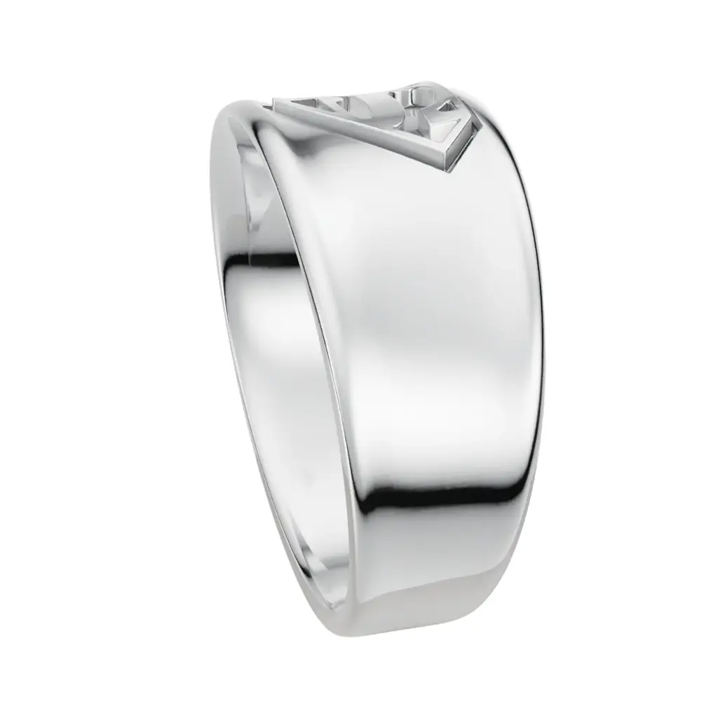 Monogram 925 Silver Men'S Ring : VMR22-16