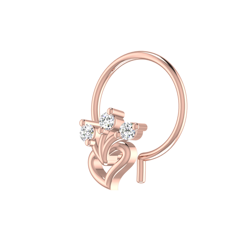 Avsar 9K Bis Hallmarked | Nosepin For Women/Girls |  Avno293 : AVNO293PC
