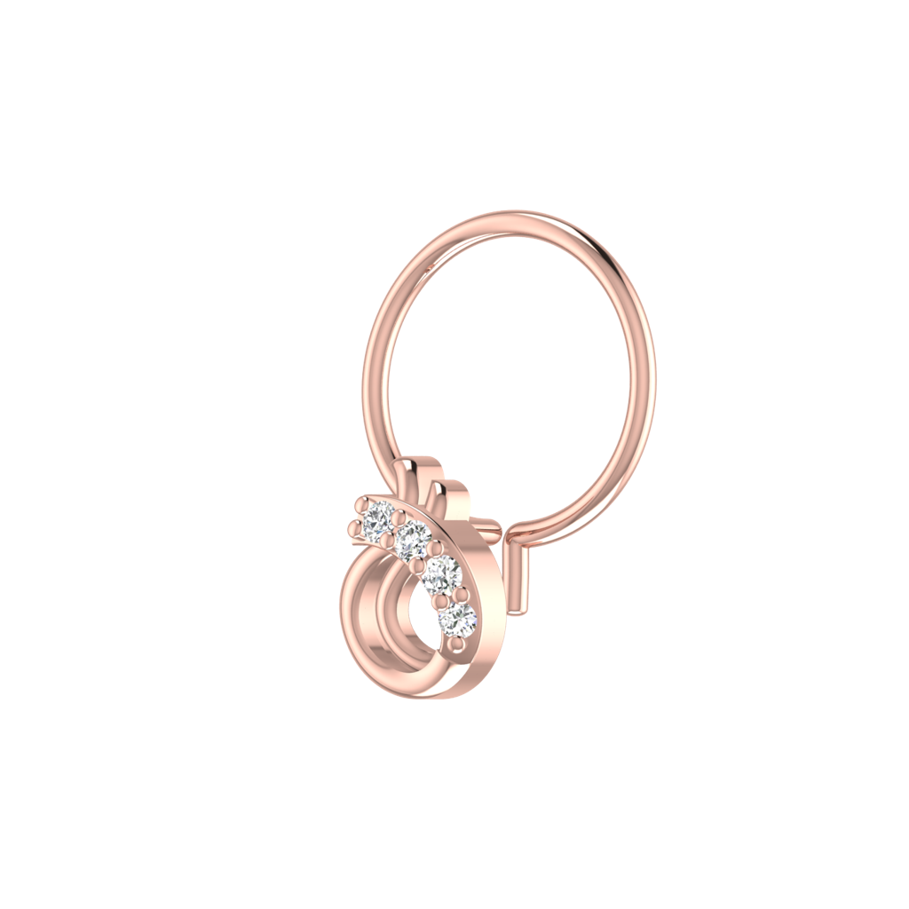 Avsar 9K Bis Hallmarked | Nosepin For Women/Girls |  Avno321 : AVNO321PC