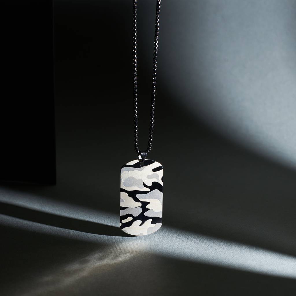 Lone Wolf  Dog-Tag Chain : MN1S0356