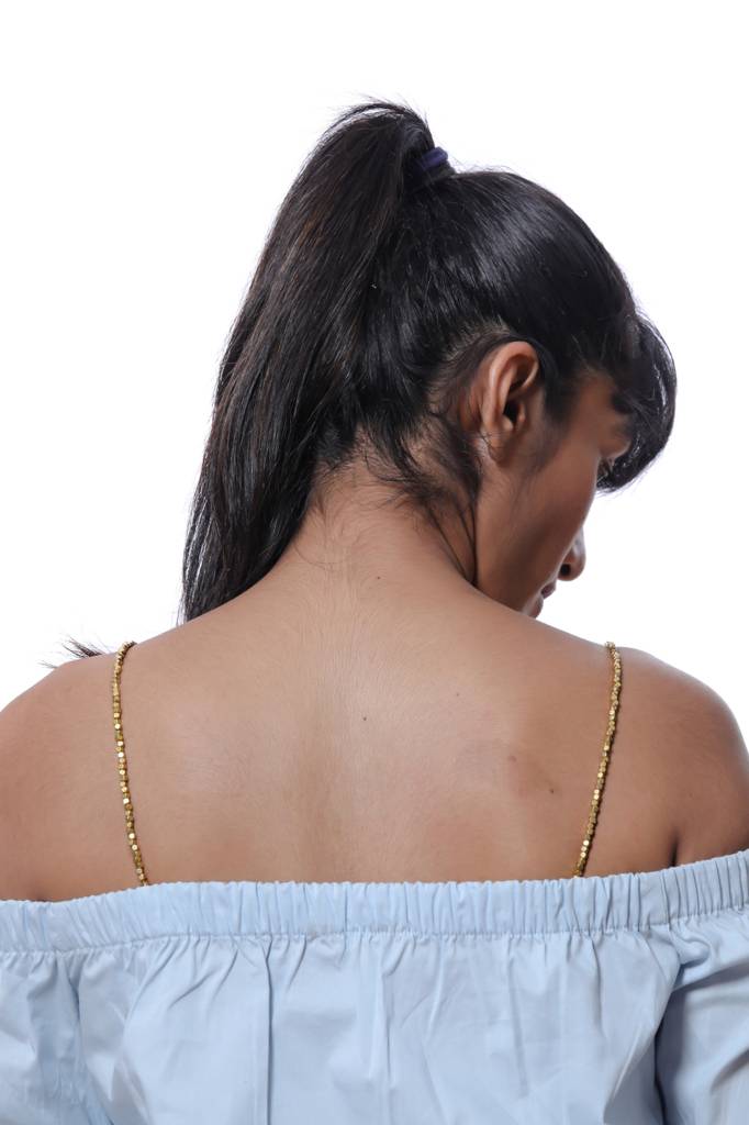 All That Gold Beaded Bra Strap : BBR-ALLTHAT-GOLD-XS