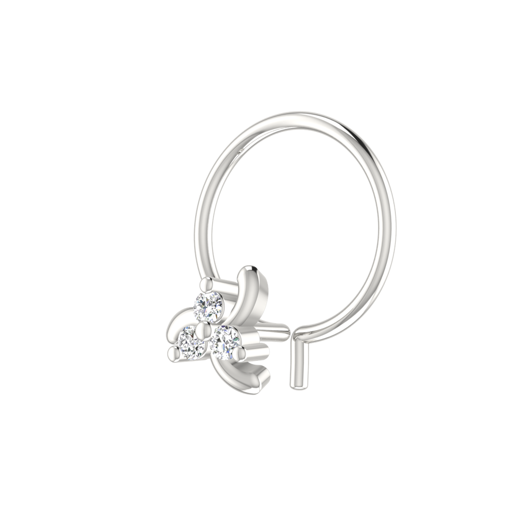 Avsar 9K Bis Hallmarked | Nosepin For Women/Girls |  Avno329 : AVNO329WC