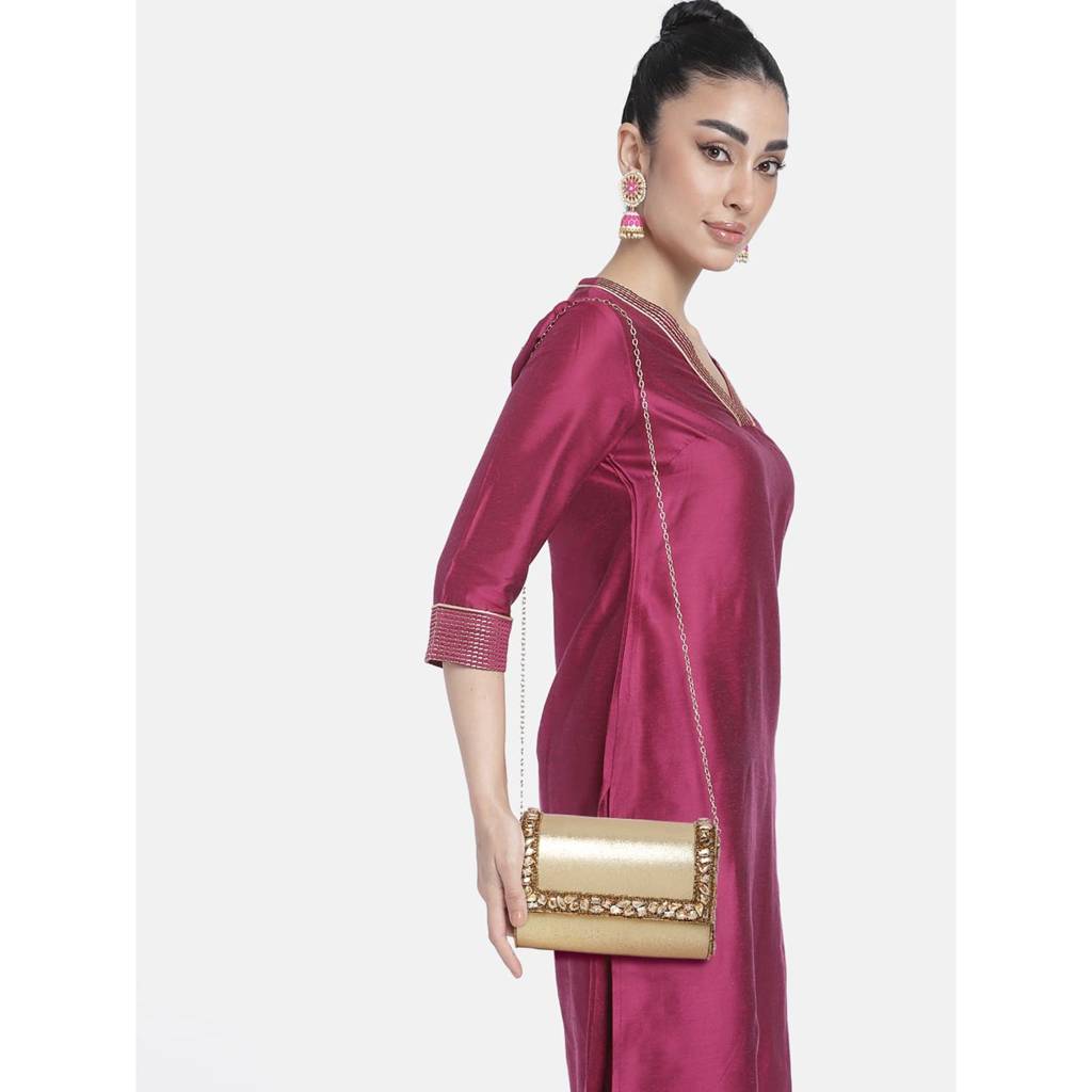 Clutch Purses For Women Wedding Handmade Evening Handbags Party Bridal Clutch : C100G