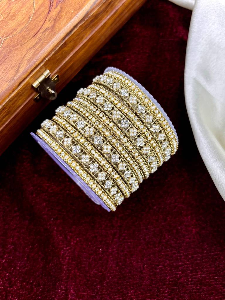 Antique Pearl Bangles Set : HB-79-24