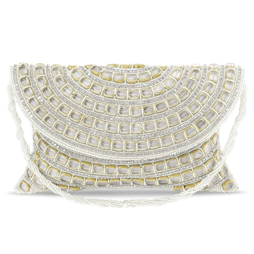 Clutch Purses For Women Wedding Handmade Evening Handbags Party Bridal Clutch (C70S) : C70S