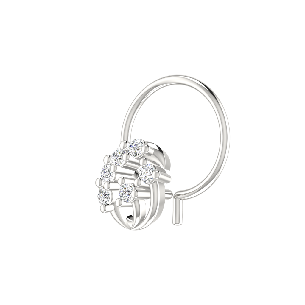 Avsar 9K Bis Hallmarked | Nosepin For Women/Girls |  Avno298 : AVNO298WC