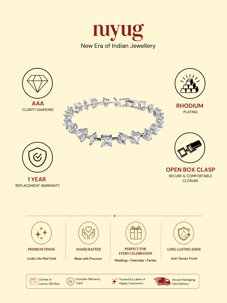 Veronica Luxe Diamond Bracelet : YI24A1047B