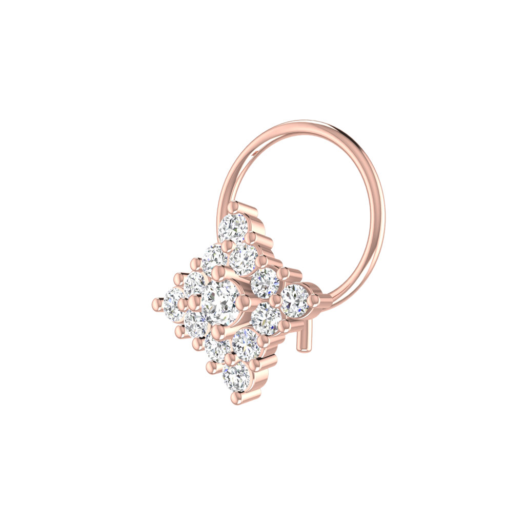 Avsar 9K Bis Hallmarked | Nosepin For Women/Girls |  Avno099 : AVNO099PC