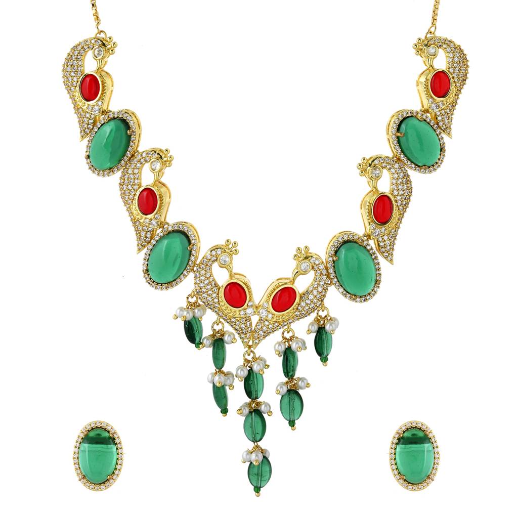 Panchhi Mayurika Necklace Set : 8905124548549