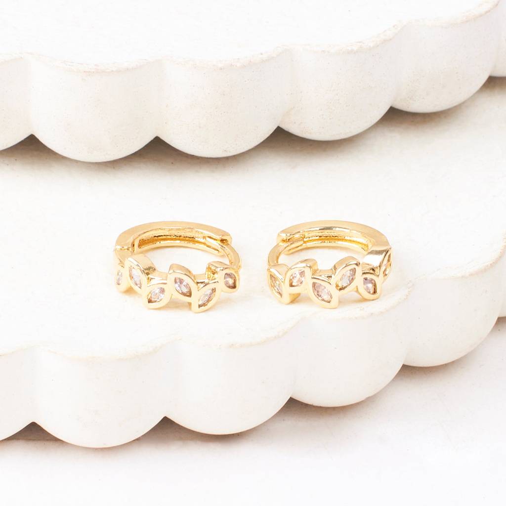 Leaf Cluster Earrings : ES14556-G