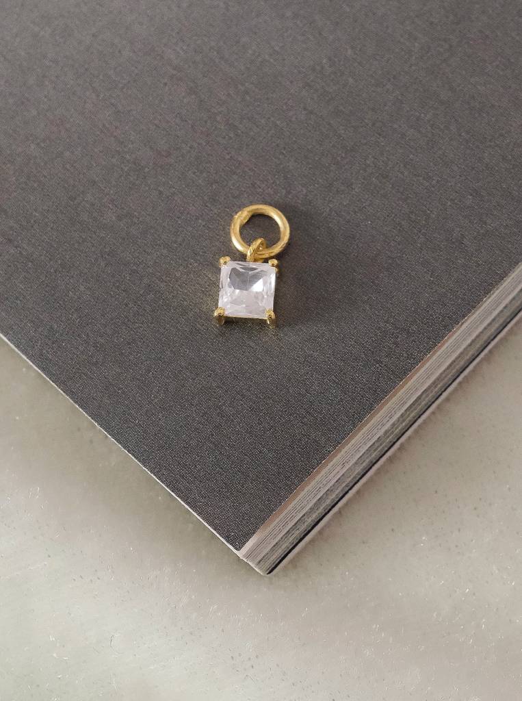 Square Drop Charm : CHA_SQUARDR_WCS_4407
