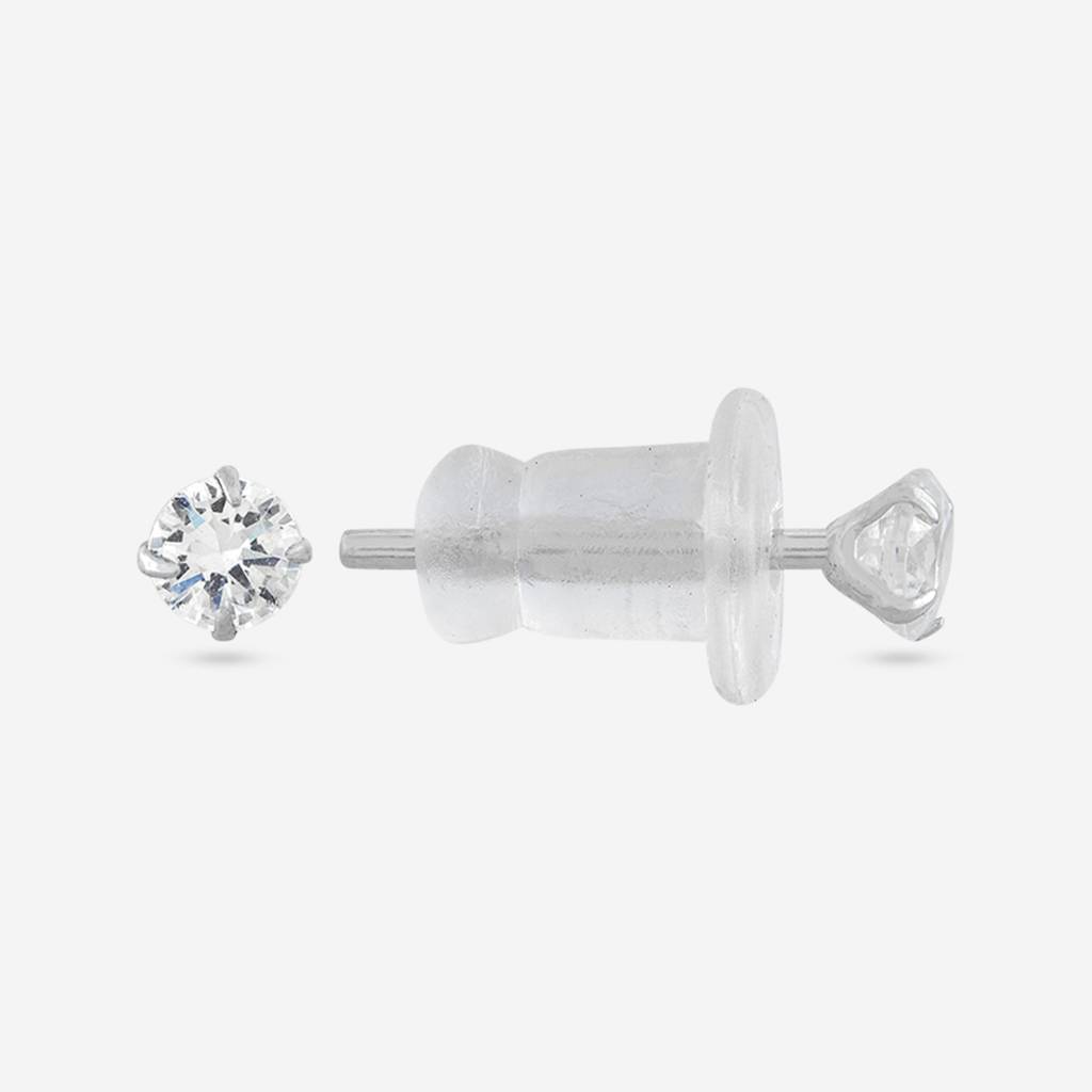 Office Wear Silver Earring - 465756 : 465757