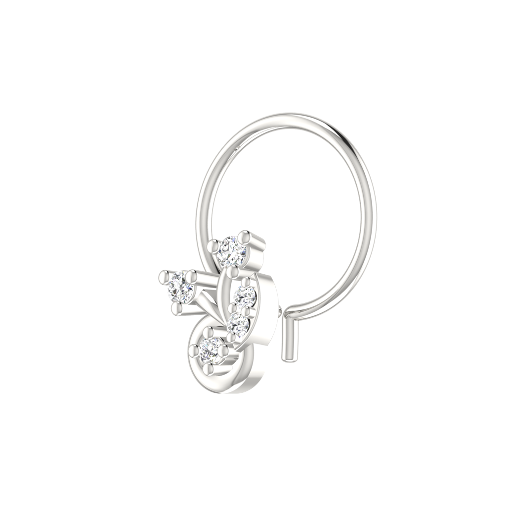 Avsar 9K Bis Hallmarked | Nosepin For Women/Girls |  Avno305 : AVNO305WC