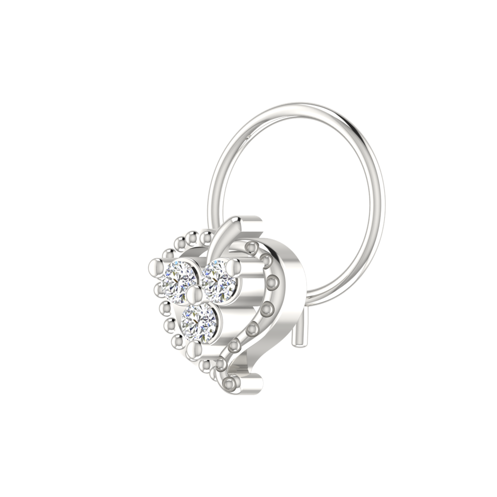 Avsar 9K Bis Hallmarked | Nosepin For Women/Girls |  Avno262 : AVNO262WC