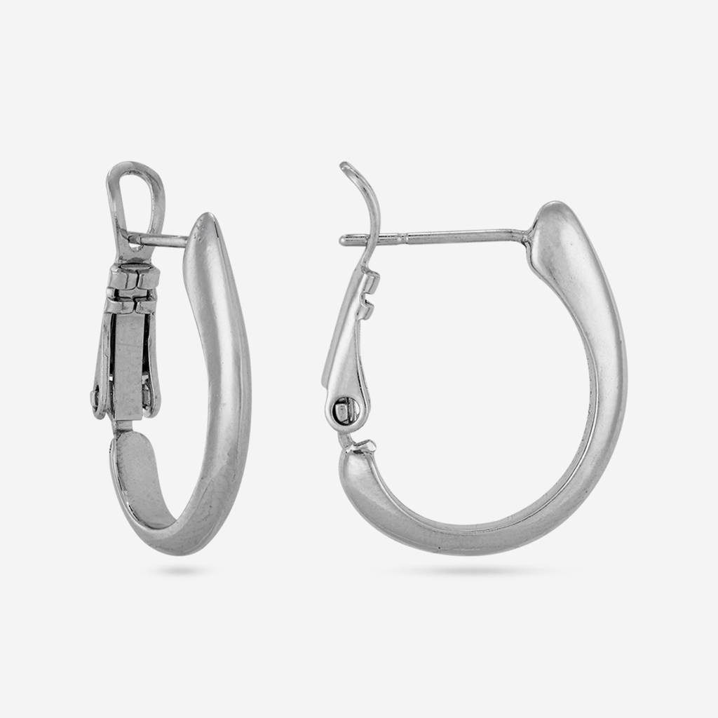 Rhodium - Plated Casual Wear Trendy Earring - 460532 : 460532