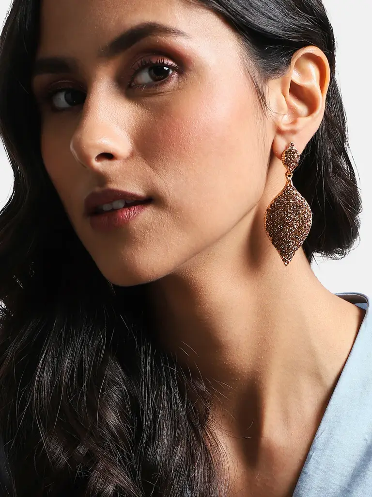 Janisha-Women'S Marquise Cluster Drop Earringss : SOHIER8057