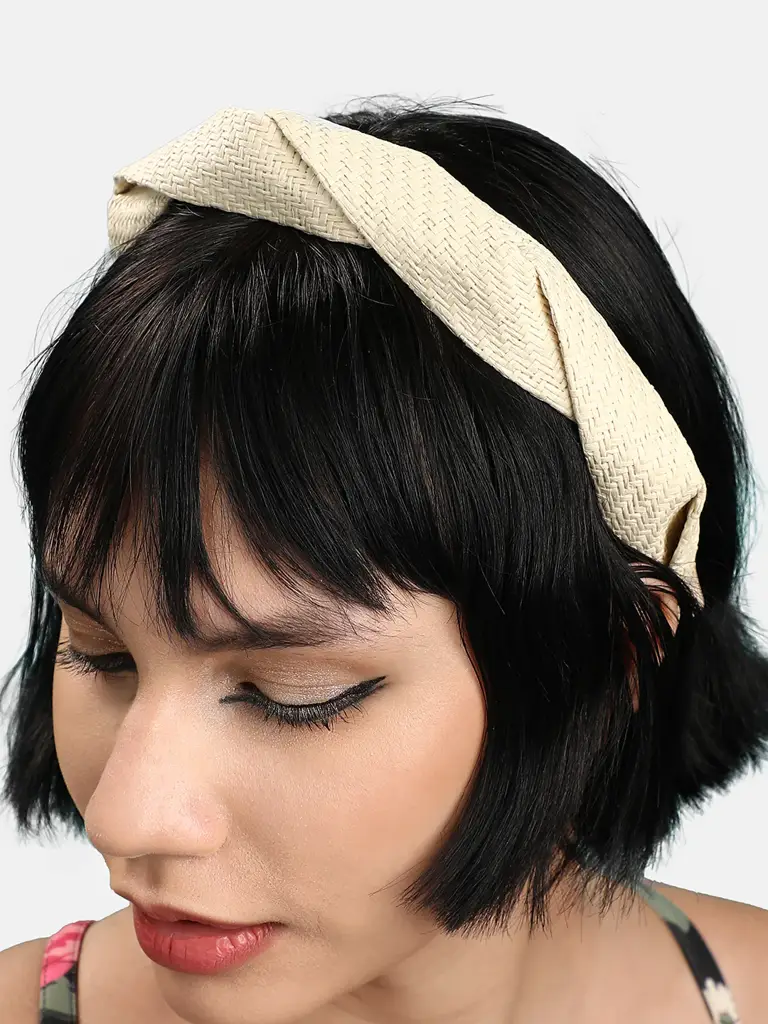 Imelda-Cream Color Hairband : SOHIBD9427
