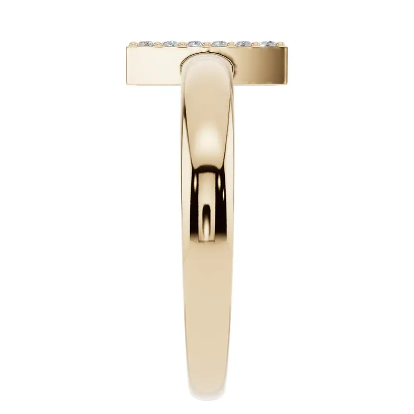 The Linear Path Pure Silver Ring : VRG16-SL-9-G