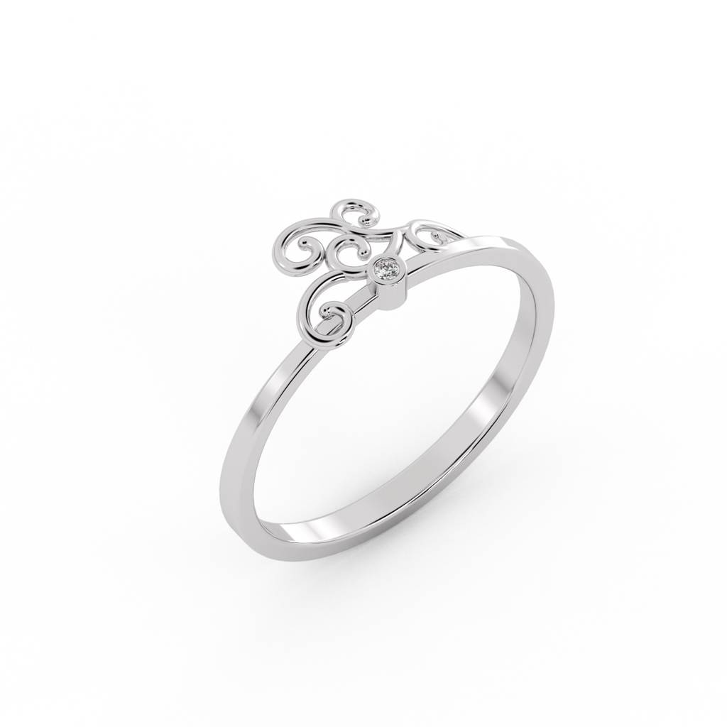 9K Bis Hallmarked Ring For Women/Girls | Avr1102 : AVR1102WC_8