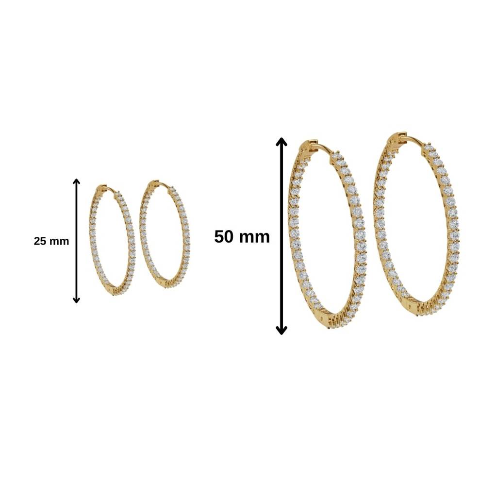 Inside Out Hoop Earring : HOO_INSIDOU_SM_0228