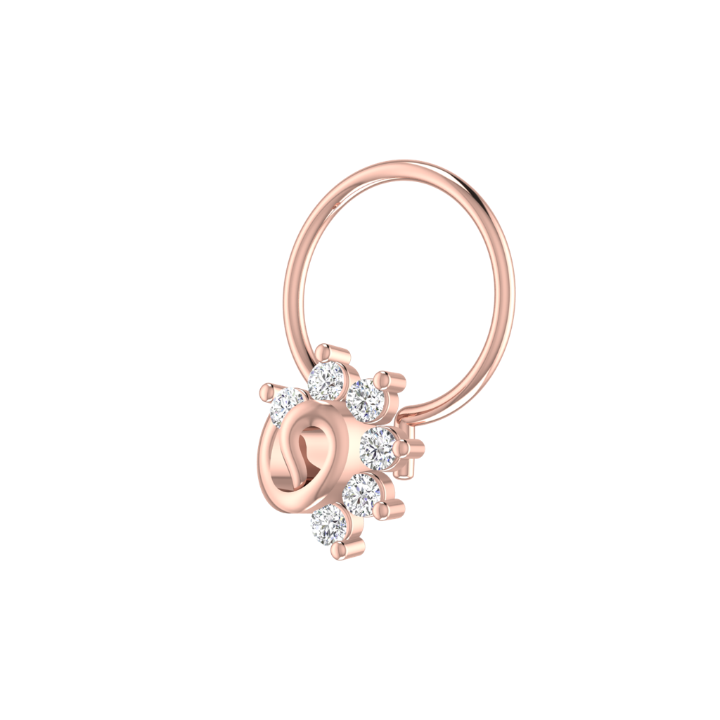 Avsar 9K Bis Hallmarked | Nosepin For Women/Girls |  Avno223 : AVNO223PC