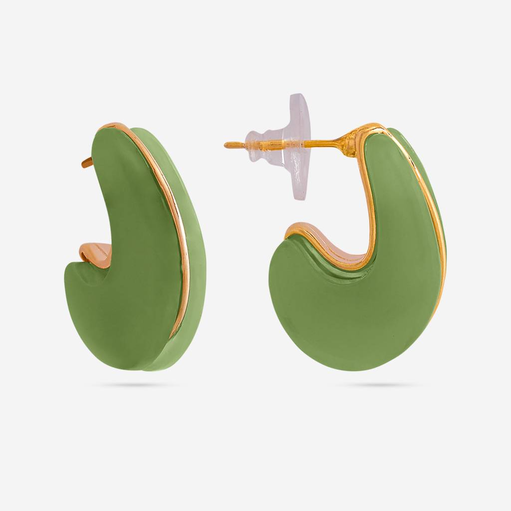 Gold - Plated Casual Wear Trendy Earring - 451281 : 451284