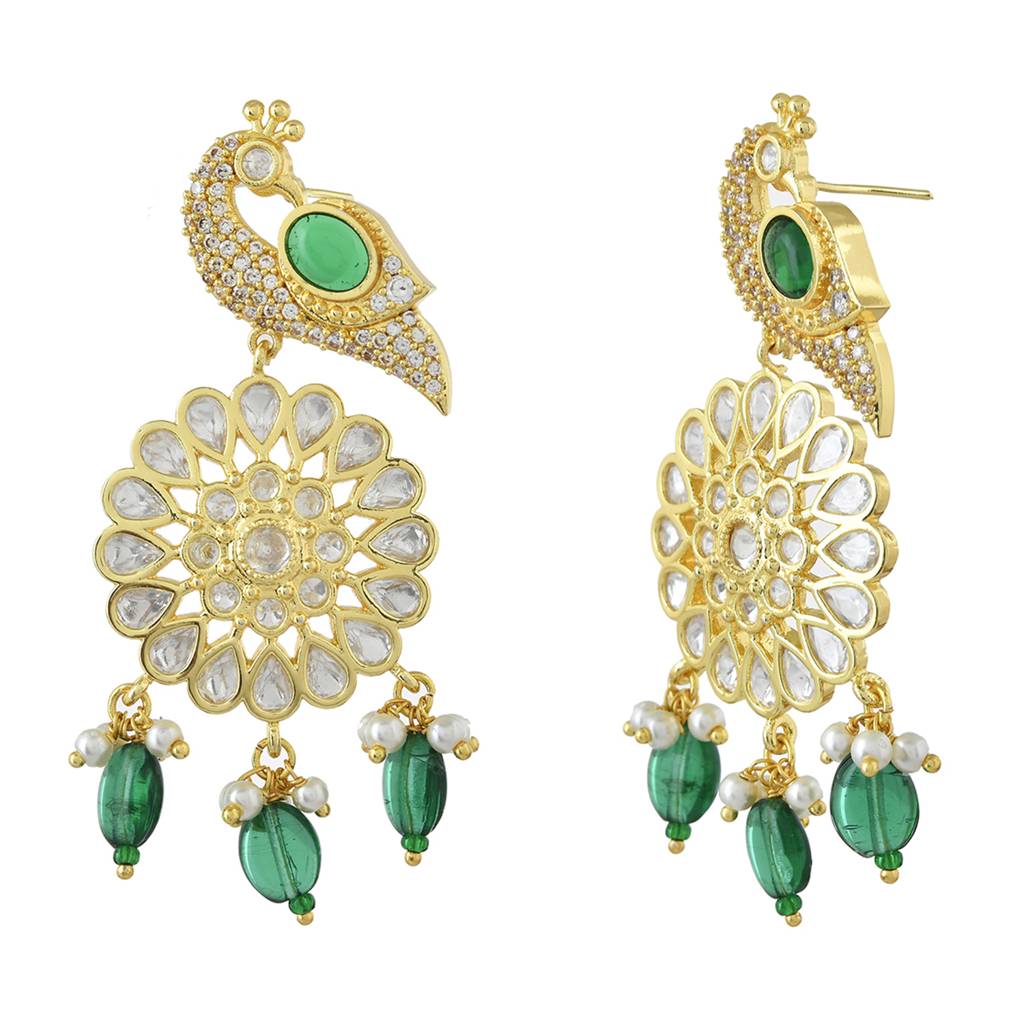 Panchhi Mayurika Dangler Earrings : 8905124548426