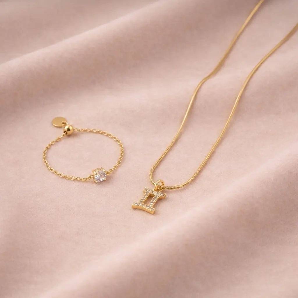 Cosmic Gemini Jewellery Combo : NRC-087-G-1