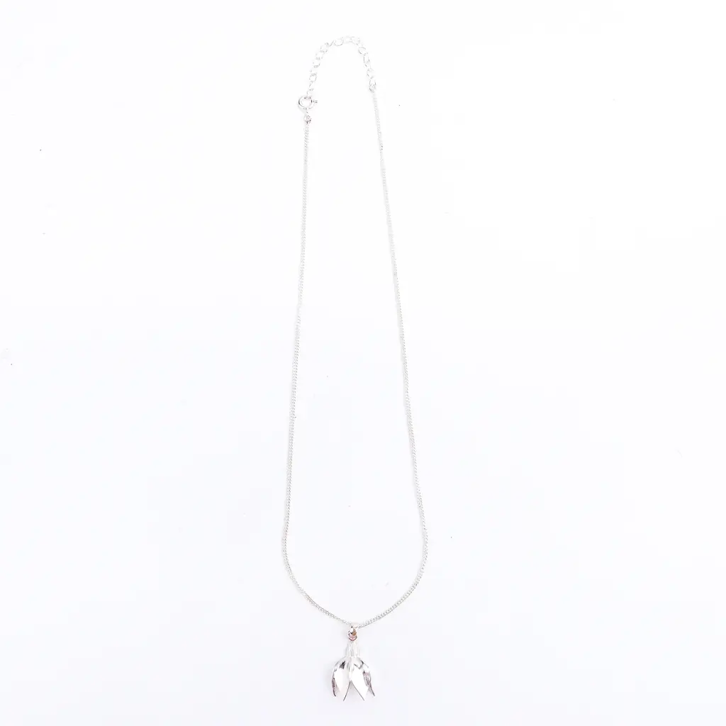 Summer Snowflake Silver Necklace : 21137047